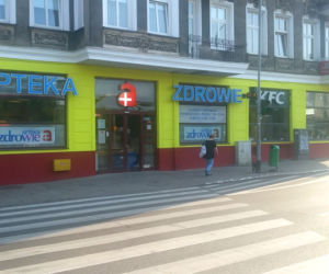 KFC w jaskrawych kolorach