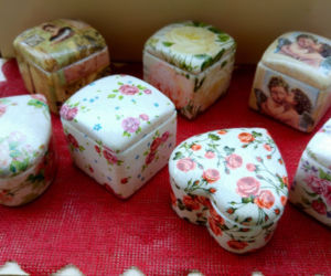 Szkatułki Decoupage
