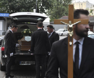 Pogrzeb Piotra Szczepanika na warszawskich Powązkach