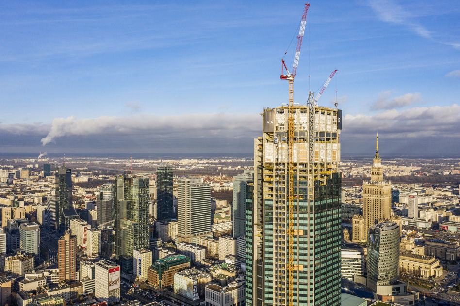 Najwyższy budynek w Polsce: Varso Tower [NOWE ZDJĘCIA]