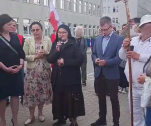 Różaniec przed szpitalem w Lublinie