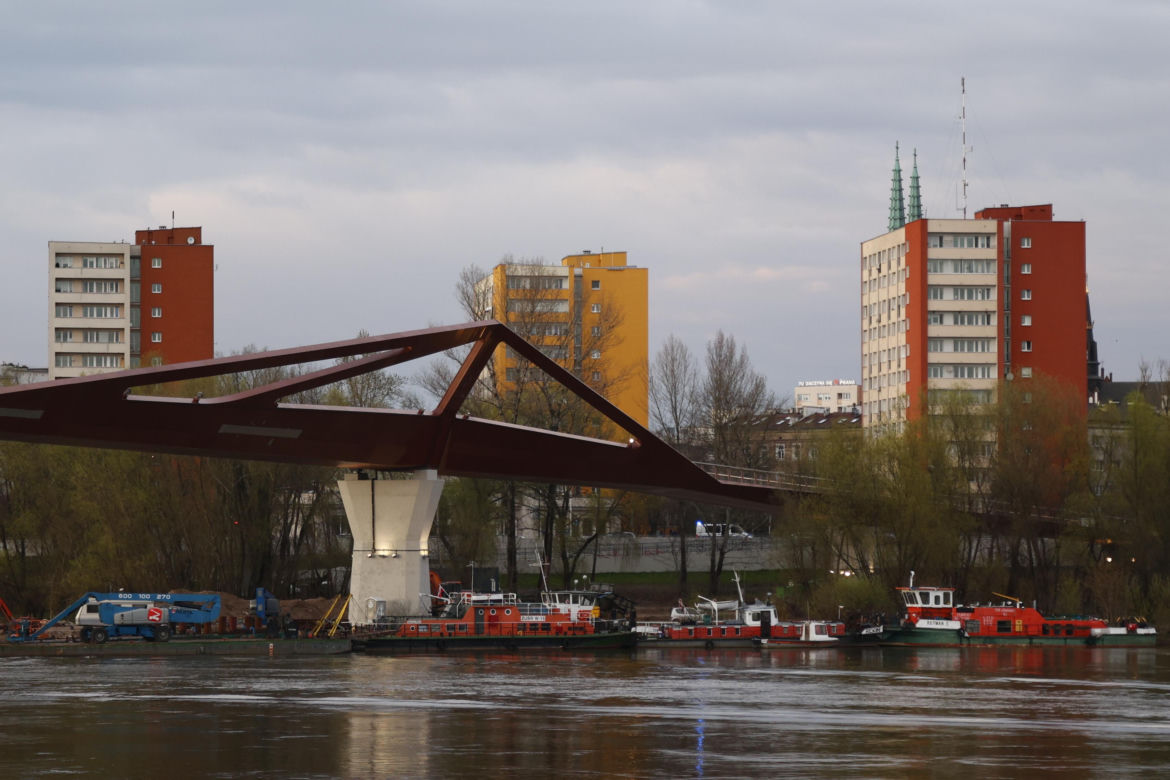 Kładka pieszo-rowerowa w Warszawie