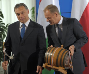 Premier Węgier Victor Orban, Donald Tusk