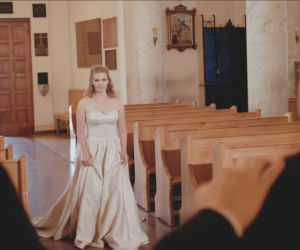 ​Anna Powierza w białej sukni