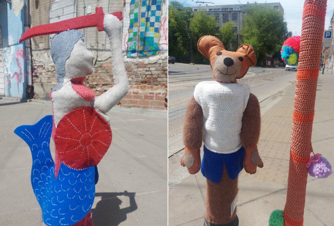 Kolorowa niespodzianka na Kawęczyńskiej w Warszawie. Kto je tam zawiesił?