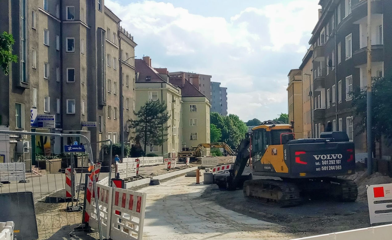 "Torowa rewolucja" w Szczecinie - czerwiec 2021