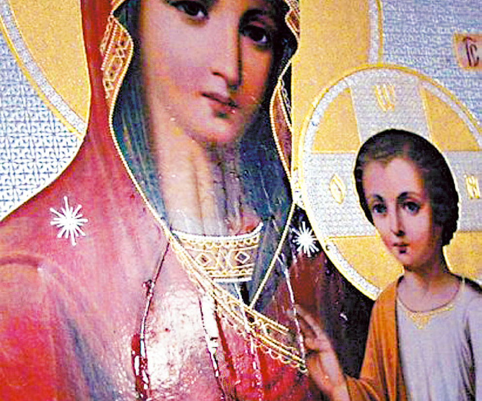 Z obrazu Matki Boskiej płyną łzy