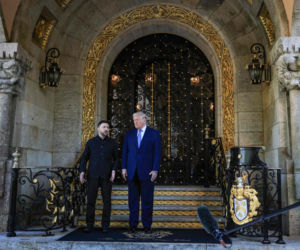 Wołodymyr Zełenski i Donald Trump