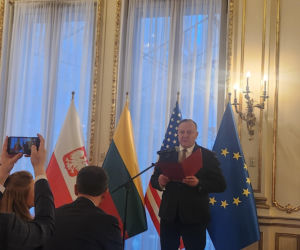 Uroczyste obchody rocznicy uchwalenia Konstytucji 3 Maja w Konsulacie RP w NY