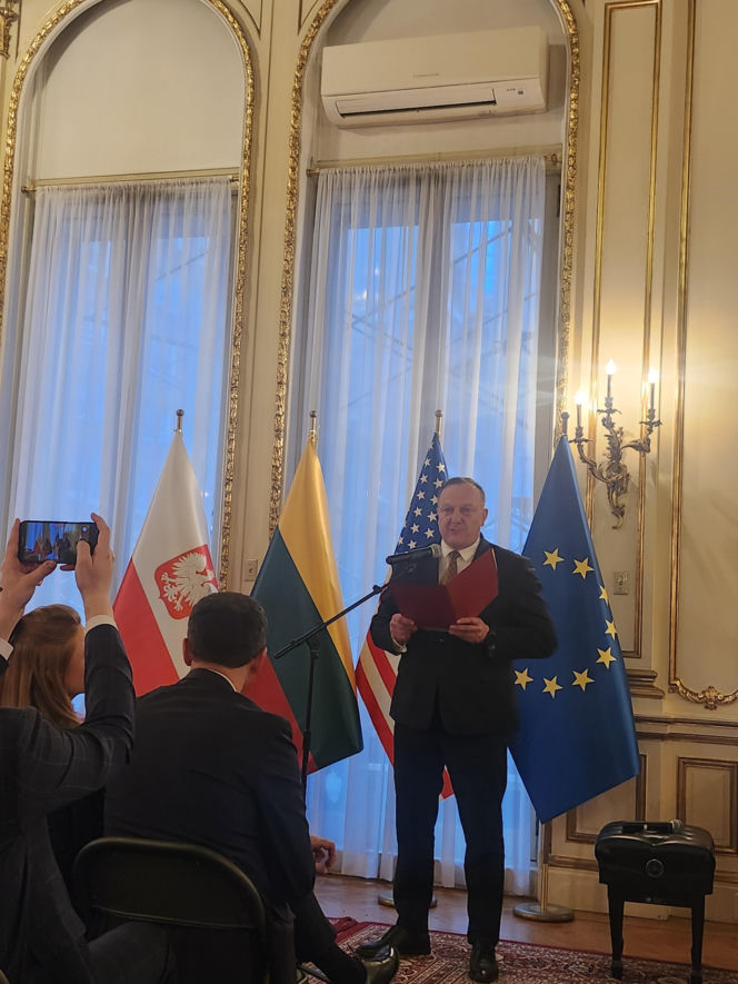 Uroczyste obchody rocznicy uchwalenia Konstytucji 3 Maja w Konsulacie RP w NY