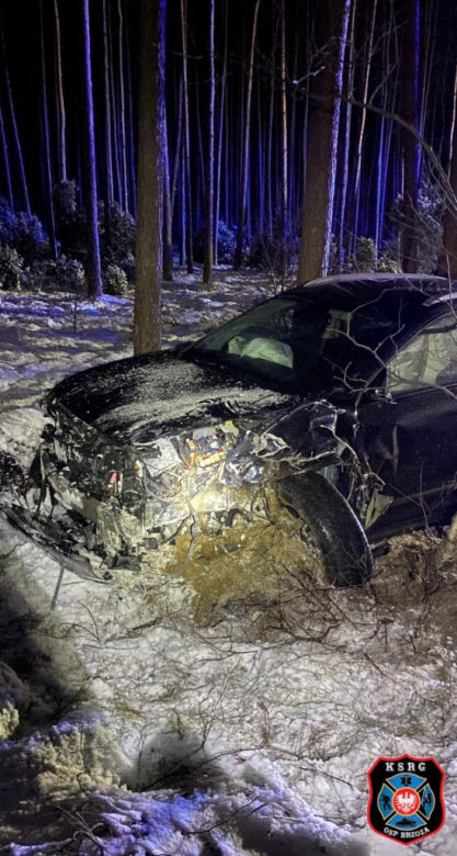 Wypadek na DK 10 pod Bydgoszczą! Jedna osoba poszkodowana [ZDJĘCIA]