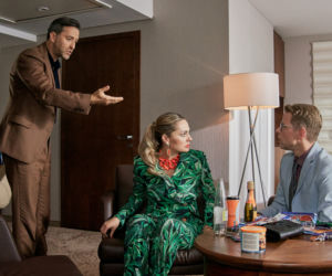 BrzydUla 2, odcinek 70, Violetta (Małgorzata Socha), Marek (Filip Bobek), Sebastian (Łukasz Garlicki)