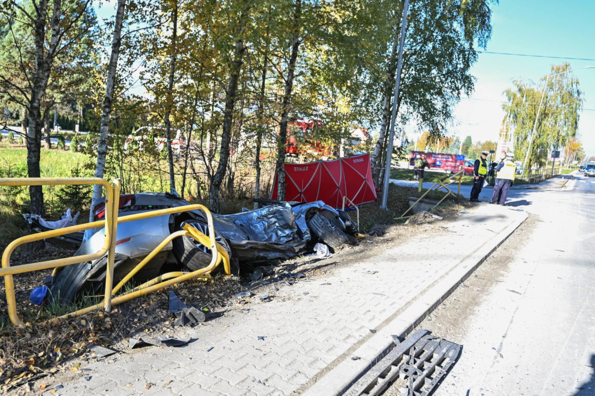 Celiny. Śmiertelny wypadek na DK73