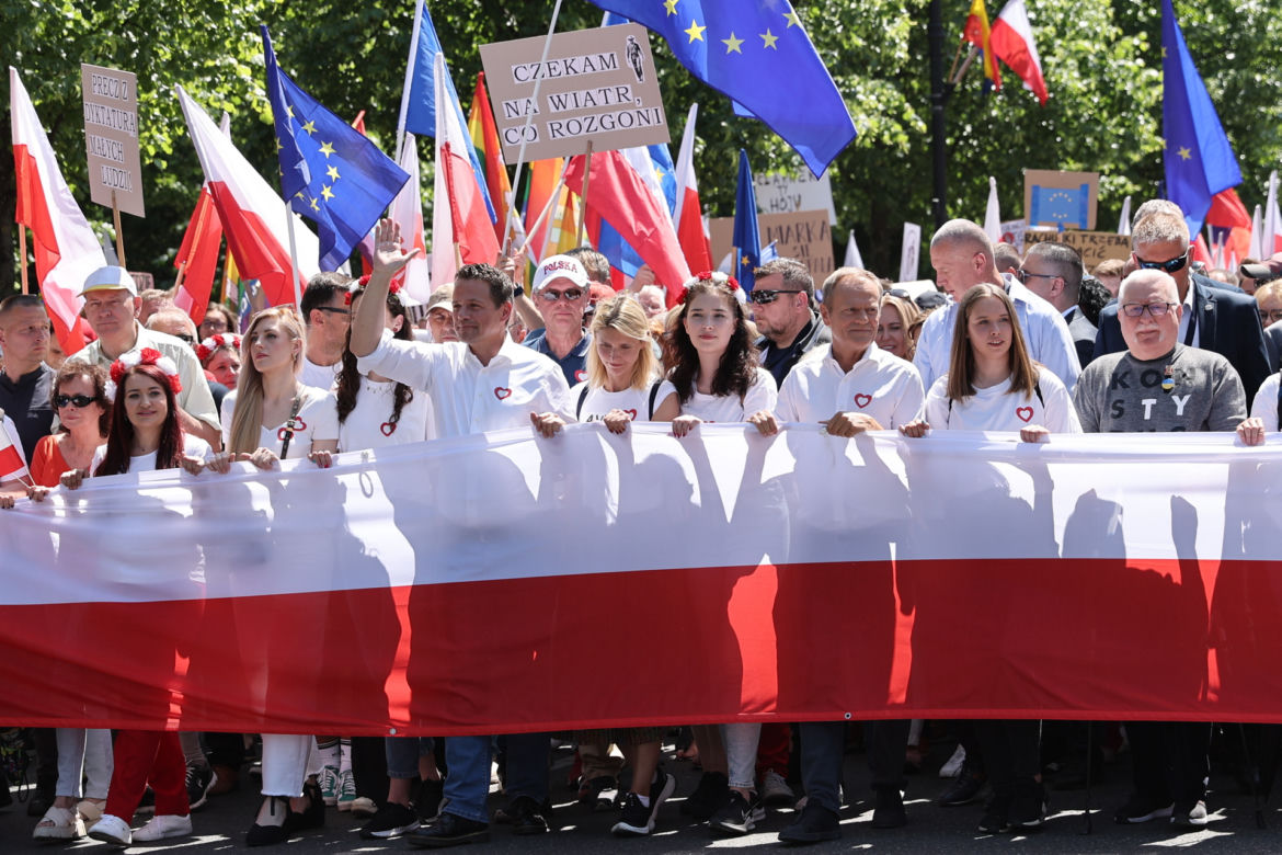 Marsz 4 czerwca. Tłumy w Warszawie