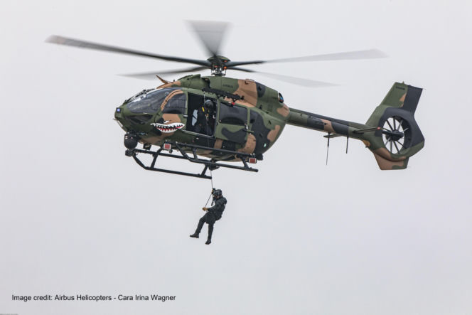 H145M używa wyciągarki