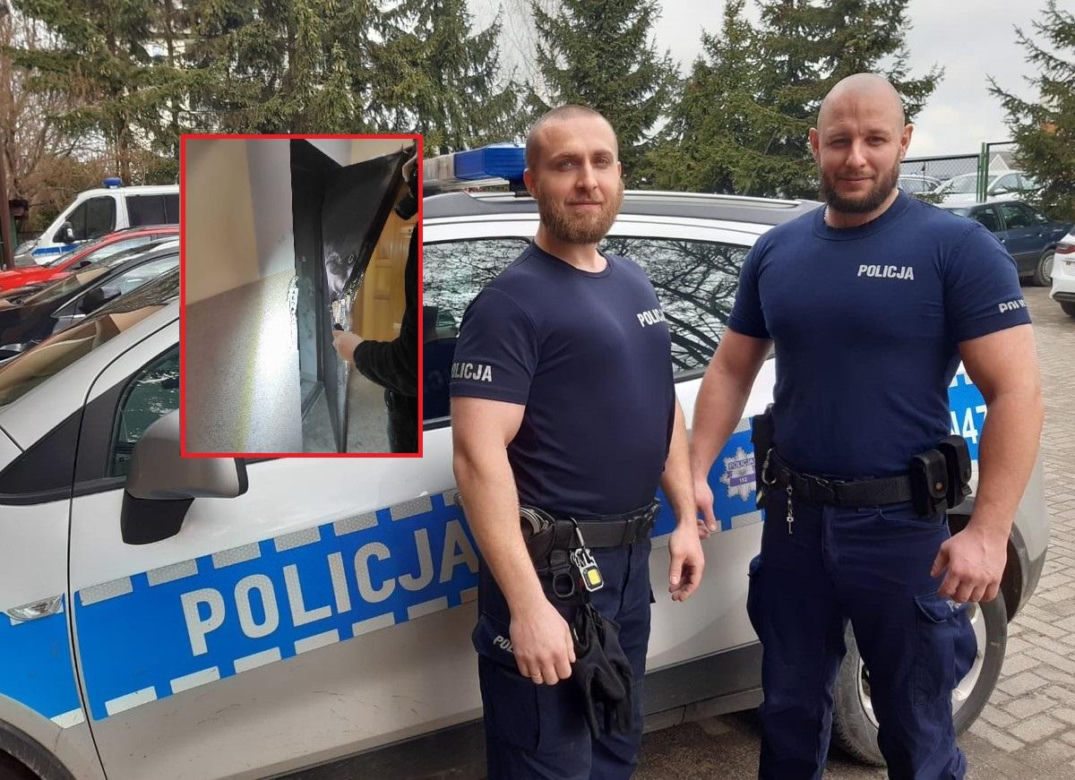 Policjanci z komisariatu w Pelplinie uratowali mężczyznę