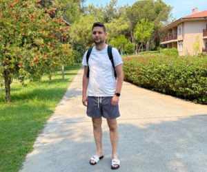 Patryk Jaki na wakacjach z dziećmi