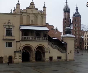 Śnieg w Krakowie spadł na wiosnę