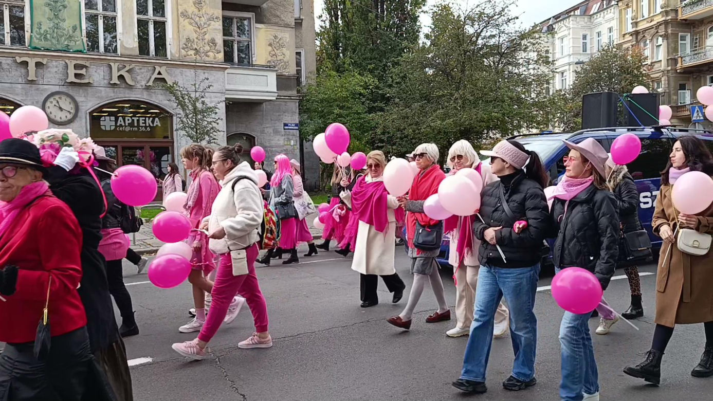 Marsz Różowej Wstążki w Szczecinie
