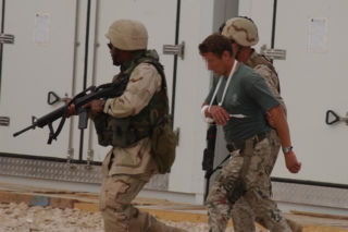 Przestrzelony hełm „Sikora”