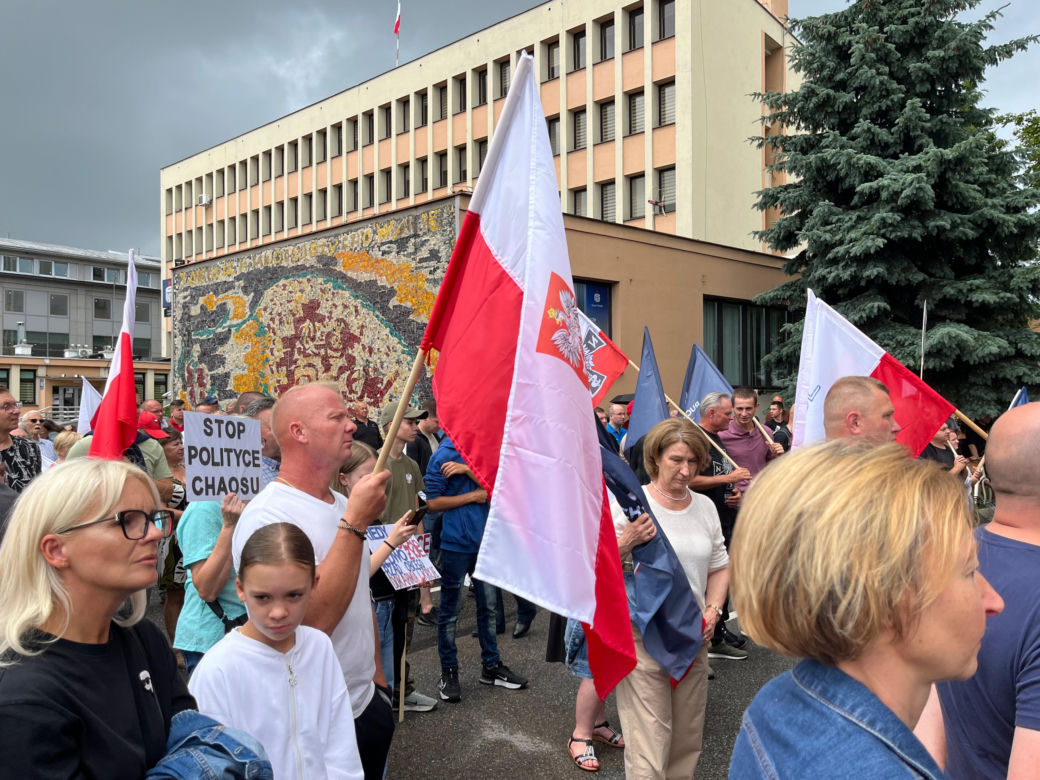 Protest Konfederacji w Siedlcach zgromadził ok. 600 osób
