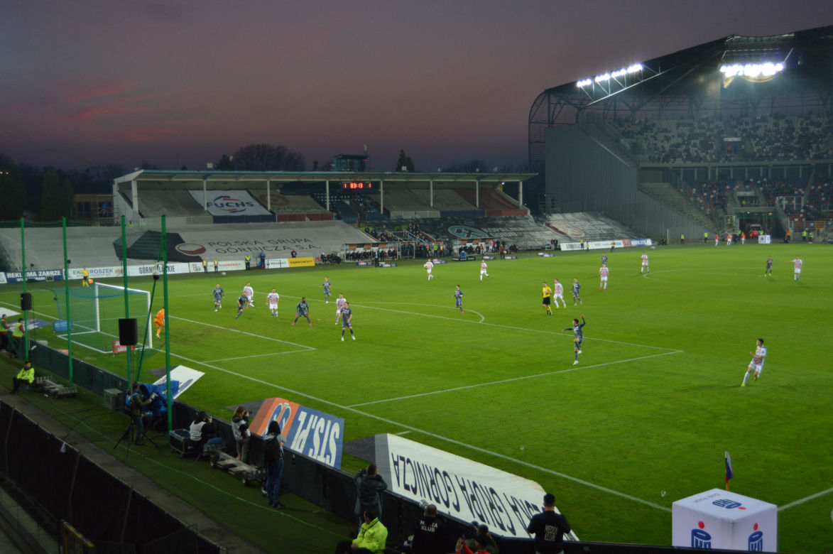Górnik Zabrze - Legia Warszawa 1:2. Niewykorzystane sytuacje się mszczą [ZDJĘCIA KIBICÓW]