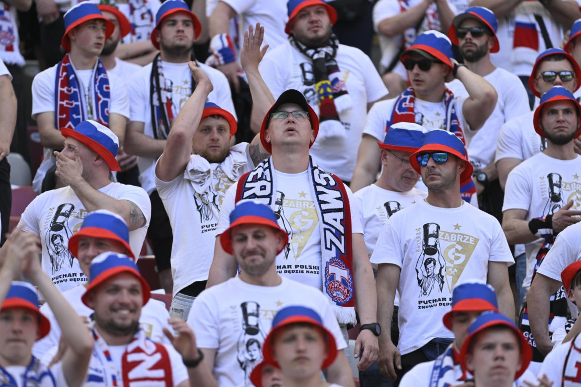 Kibice na finale Pucharu Polski: Górnik - Raków