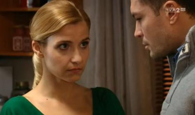 M jak MIŁOŚĆ odc. 984. Małgosia (Joanna Koroniewska), Tomek (Andrzej Młynarczyk)