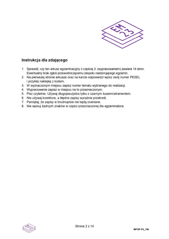 matura 2024 pp (formuła 2023) język polski