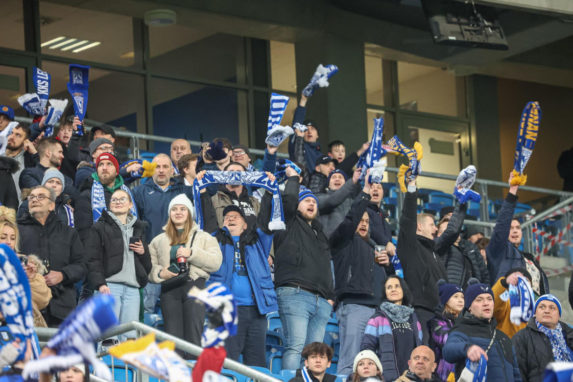 Lech Poznań - Pogoń Szczecin. Zdjęcia kibiców na meczu Fortuna Pucharu Polski