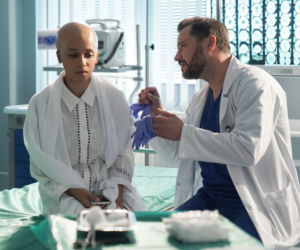 Na dobre i na złe odc. 760. Lina (Izabela Perez), Jakub Grabski (Maciej Zacharzewski)