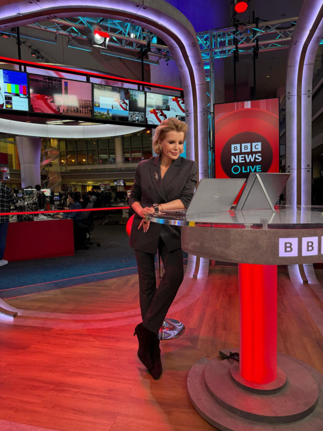 Katarzyna Madera i Joanna Racewicz na balu w Londynie