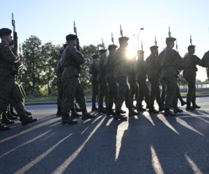 Próba generalna defilady wojskowej w Warszawie