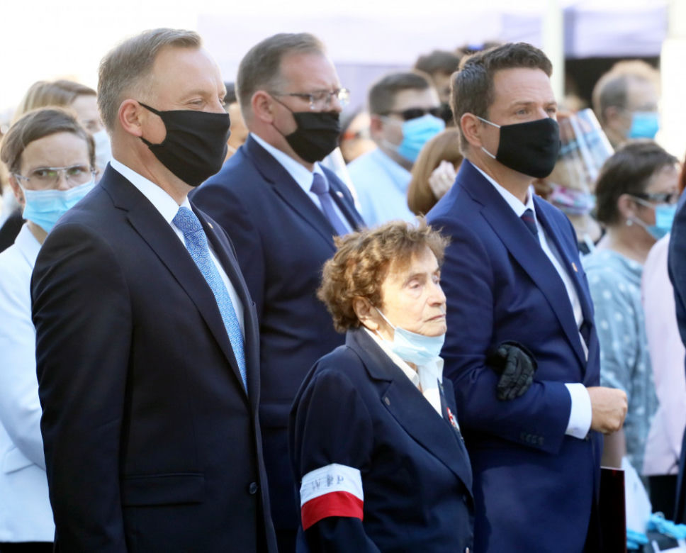 Powstańcy Warszawscy spotkali się z prezydentami Dudą i Trzaskowskim 