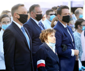 Powstańcy Warszawscy spotkali się z prezydentami Dudą i Trzaskowskim 