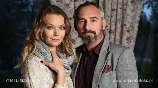 M jak miłość odc. 1157. Anna (Tamara Arciuch), Adam Werner (Jacek Kopczyński)