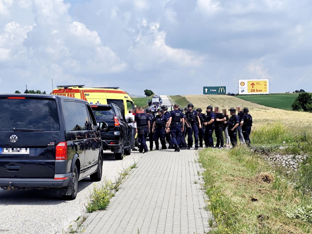 Zatrzymanie Dariusza R. po zbrodni w Mierzawie