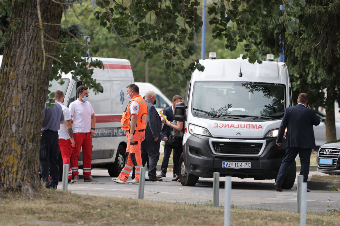 Transportują rannych pacjentów do Polski. Pierwsze zdjęcia z Zagrzebia
