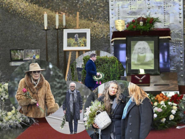 Przyjaciele żegnają Magdę Umer kwiatami. Hołd oddał jej Rafał Trzaskowski. Zjawił się na cmentarzu z nietypową wiązanką