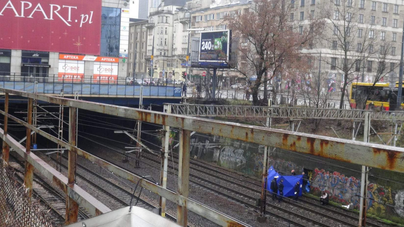 Zwłoki na torach przy stacji Warszawa-Ochota
