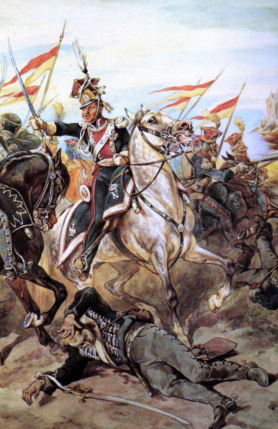 Bitwa pod Waterloo. Belgia. 18 czerwca 1815