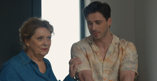 Barwy szczęścia odc. 3274. Cezary (Marcel Opaliński), Józefina Rawiczowa (Elżbieta Jarosik),