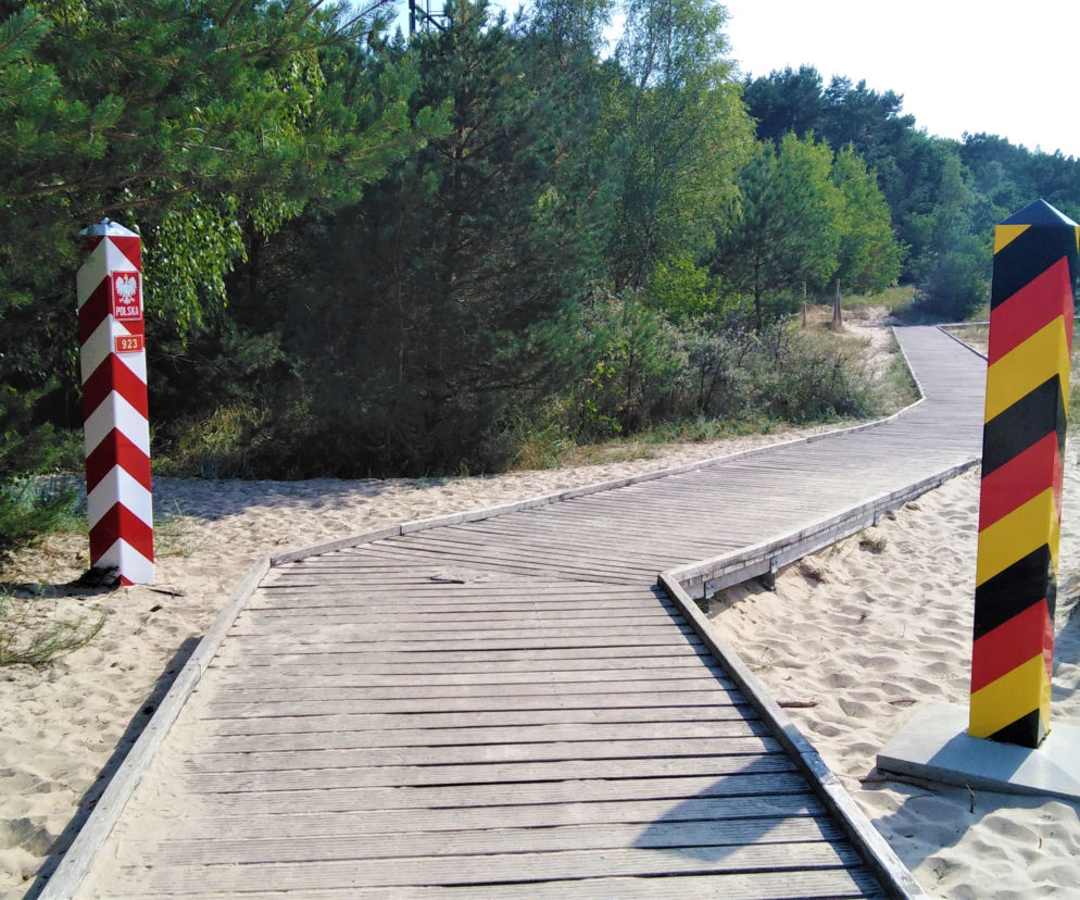Granica polsko-niemiecka w Świnoujściu