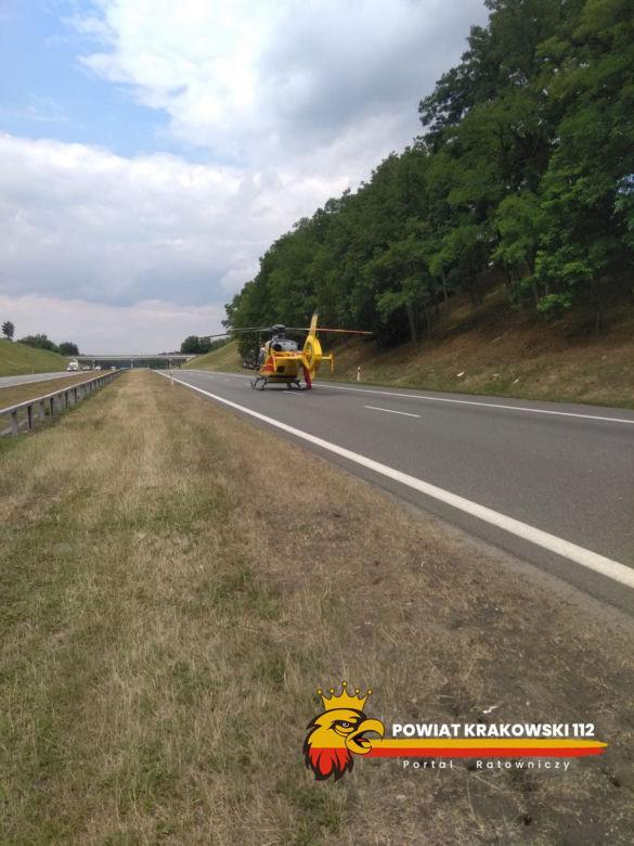 Wypadek na autostradzie A4. Zginął kierowca