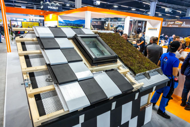 Systemowe zielone dachy - maty wegetacyjne z roślin rozchodnikowych, ziół i mchów