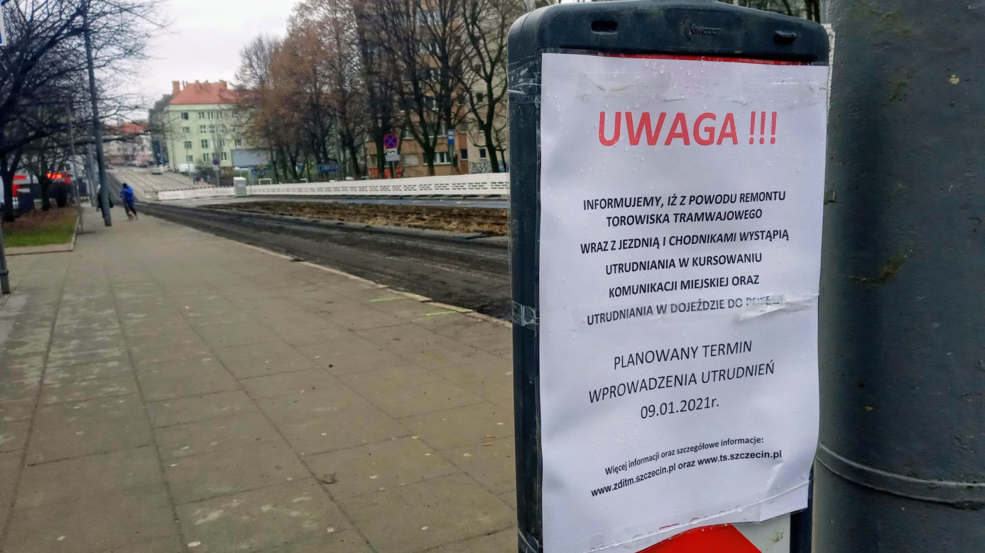 Ruszyła przebudowa torowisk na Niebuszewie