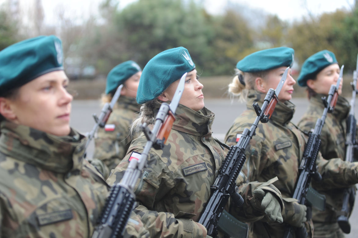 Ochotnicy złożyli przysięgę wojskową
