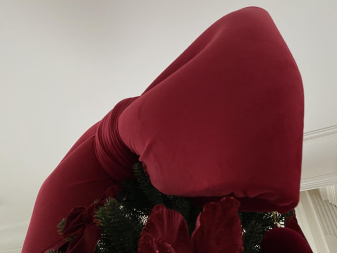 Zamiast gwiazdy na choince - kokarda XXL!