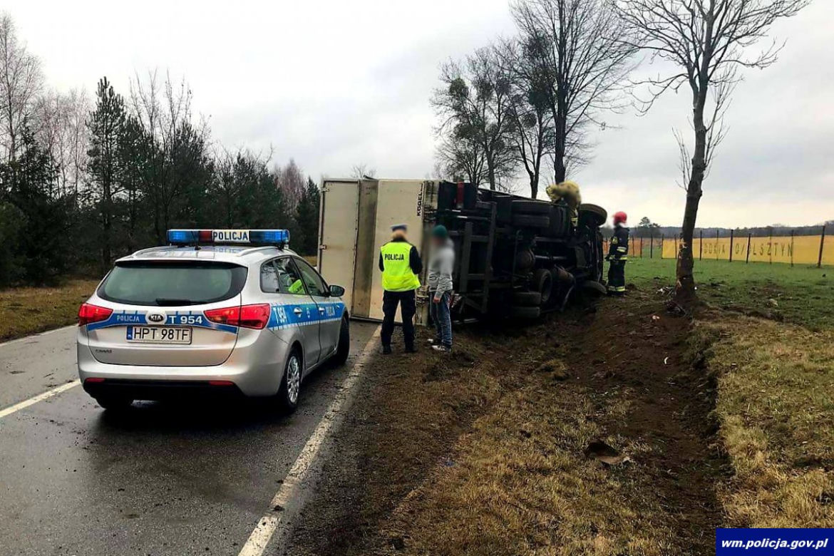 Wypadki na drogach Warmii i Mazur