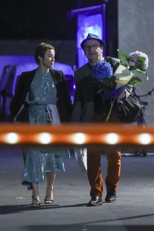 Tuż przed północą Muskała i Zamachowski opuścili teatr